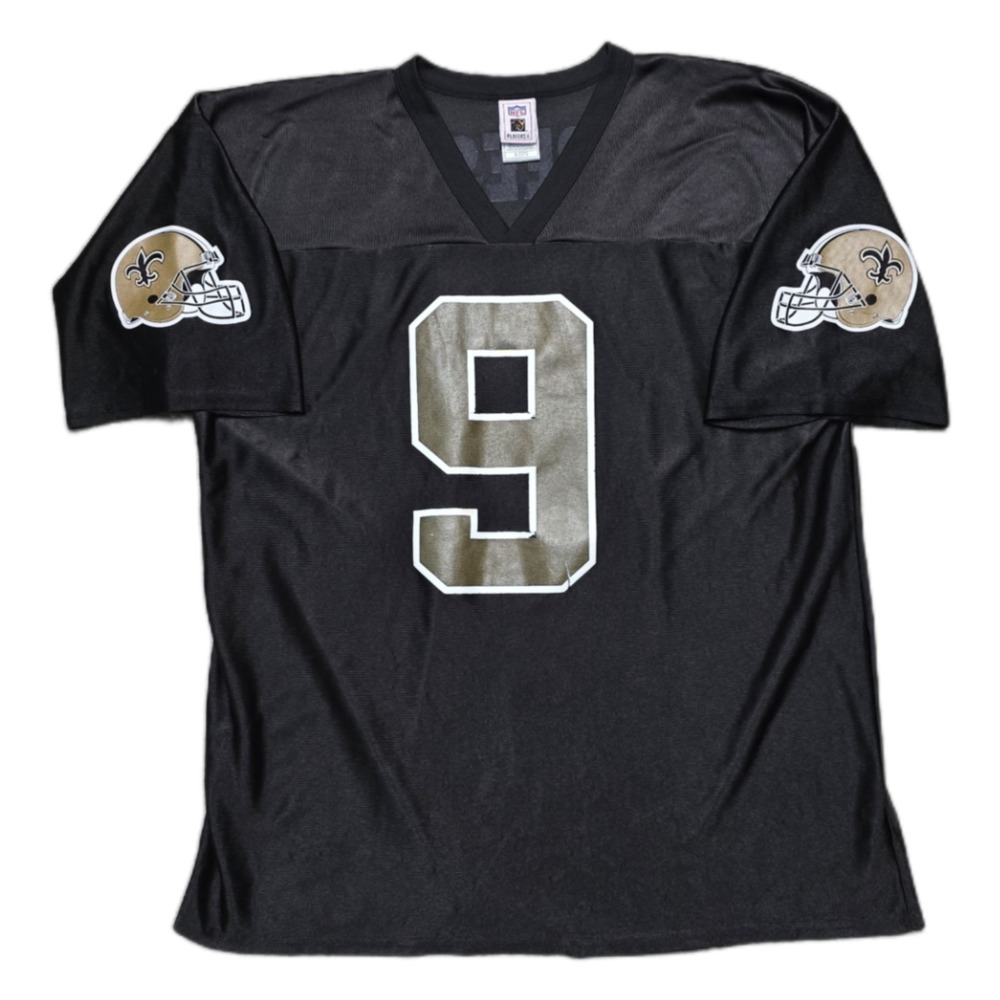VTG Drew Brees #9 New Orleans Saints‎ NFL Players Inc. Throwback Jersey Mens XL